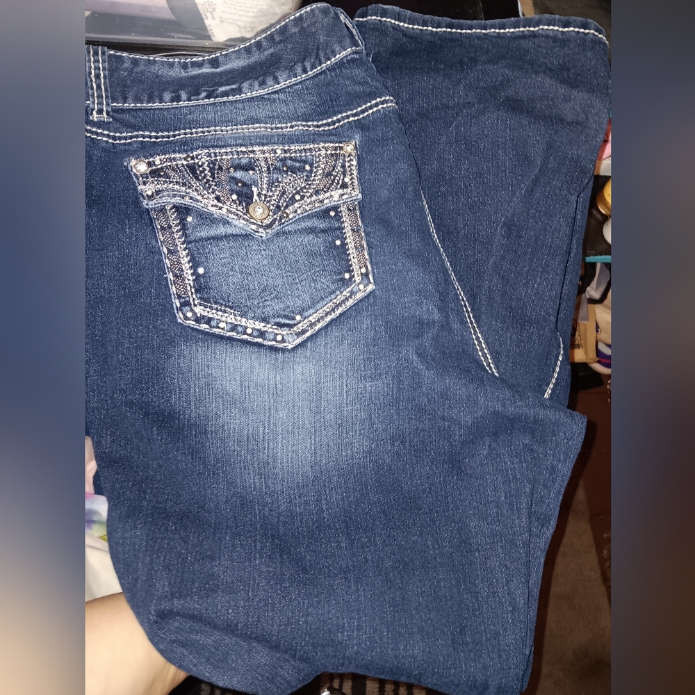 Maurice's Rhinestone Jeans - Picture 6 of 6